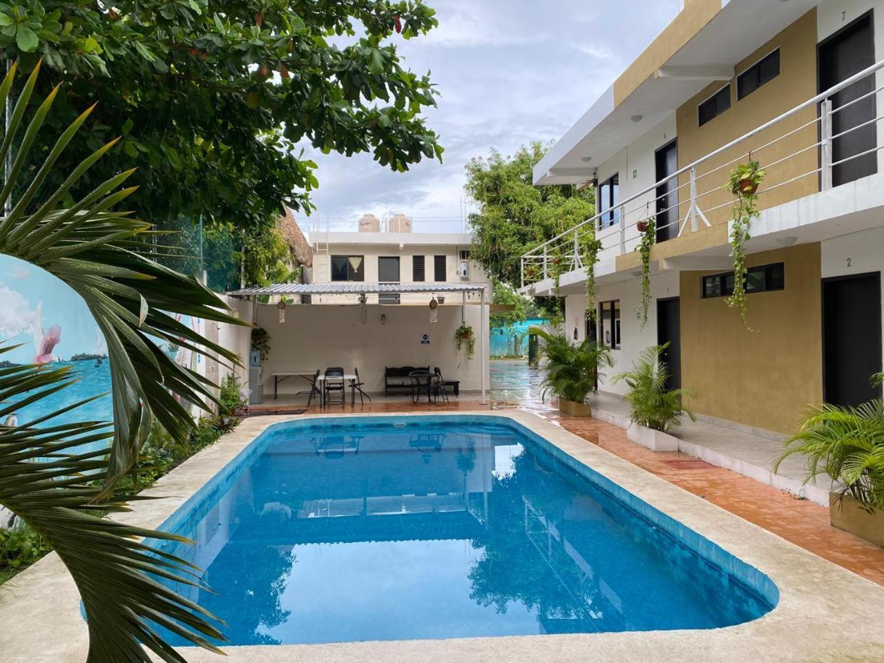 Luna Turquesa Hotel And Apartaments - Free Bikes Bacalar Exterior foto